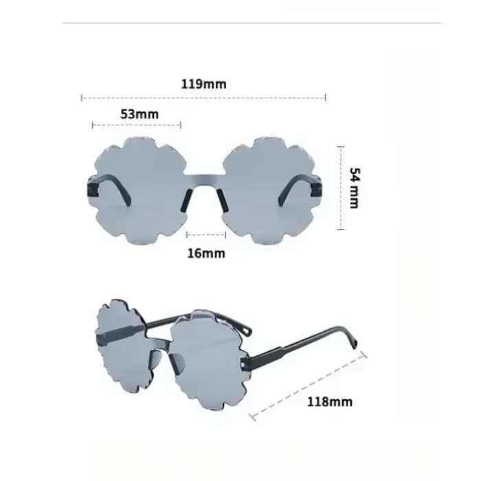 Filles garçons mignon fleur dessin animé lunettes de soleil en plein air Protection solaire enfants belles Vintage