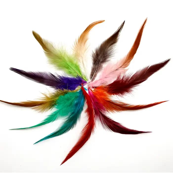 Lot de 100 plumes de faisan de haute qualité, 4-6' / 10-15 cm, plumes naturelles et teintes, pour artisanat DIY et accessoires de bijouterie