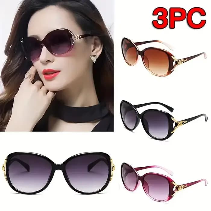 Lunettes de soleil en plastique pour femmes