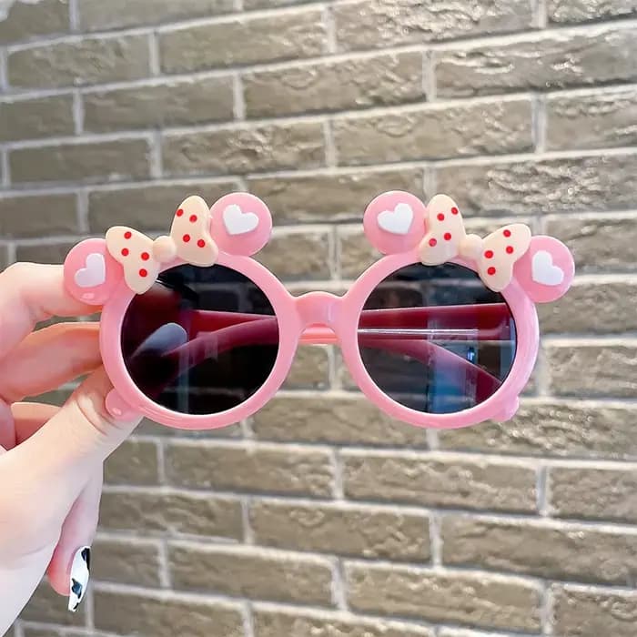Enfants mignon dessin animé lunettes de soleil garçon fille en plein air Protection solaire été bébé Sport ombre
