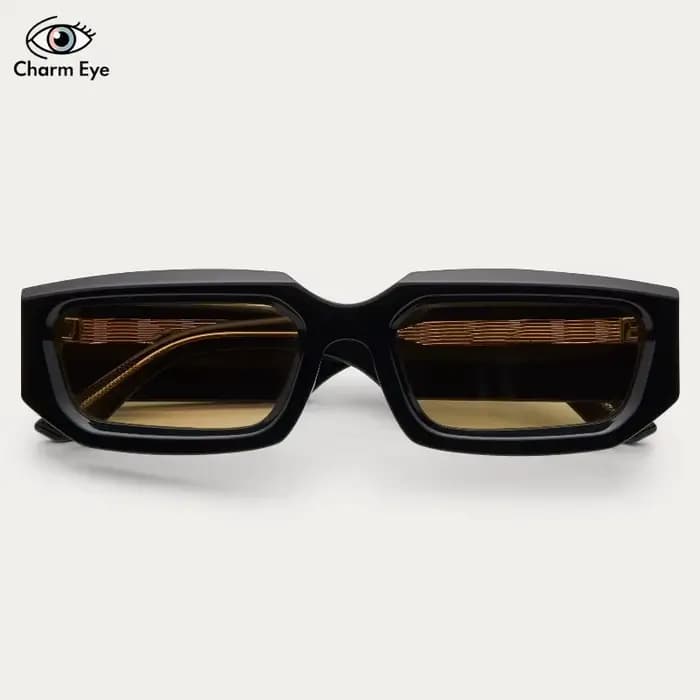 Lunettes de soleil vintage en acétate écaille de tortue pour hommes et femmes