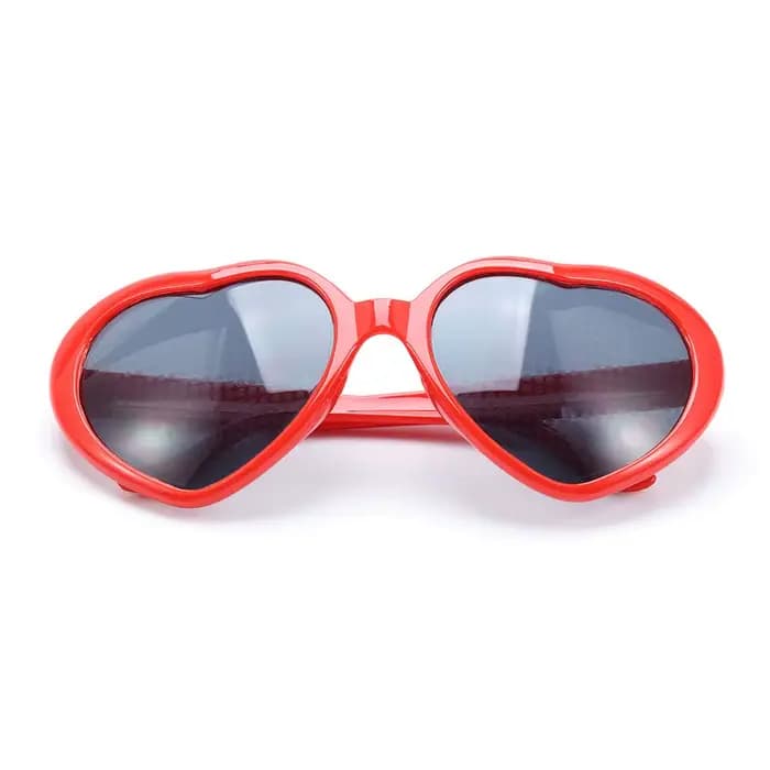 Lunettes à effets de diffraction de coeur d'amour créatifs unisexes