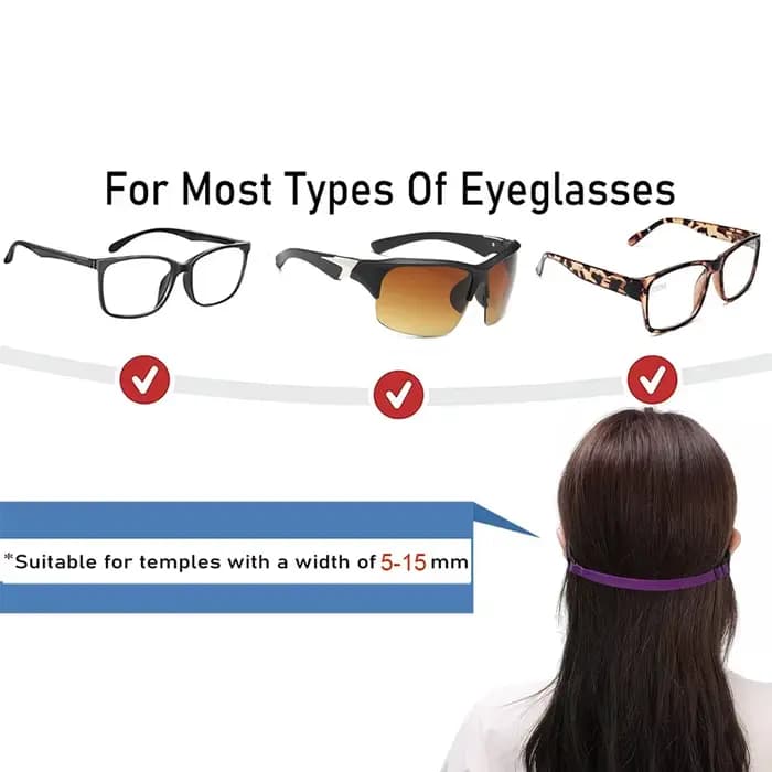 1/5 pièces chaîne de lunettes pour enfants adultes
