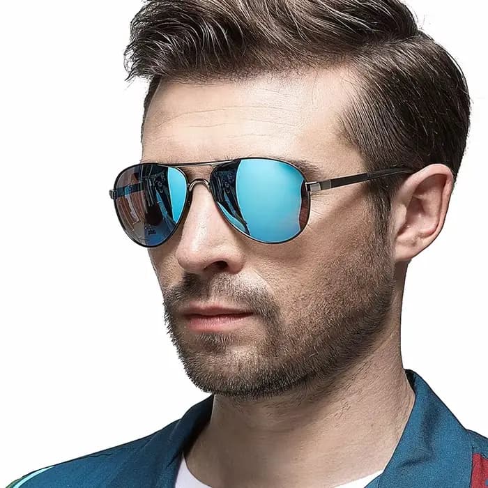 AOWEAR hommes Aviation lunettes de soleil