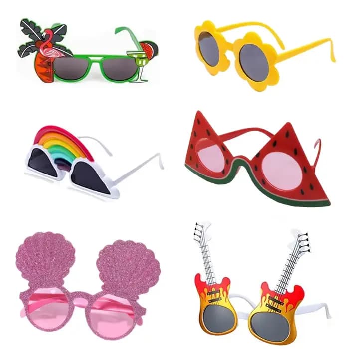 Lunettes de soleil de plage à motif flamant rose