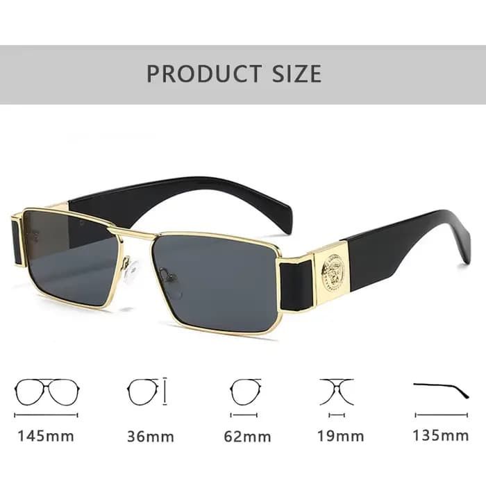 Nouvelle marque de mode lunettes de soleil de créateur de luxe hommes femmes 2026 léopard Vintage élégant nuances