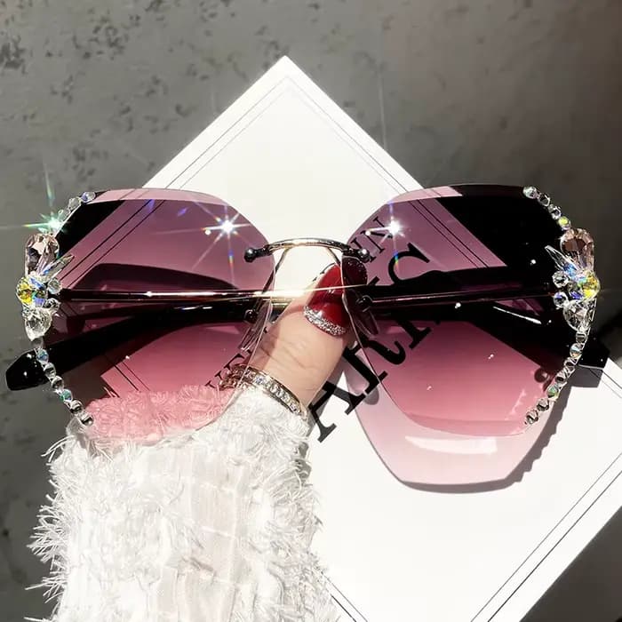 Lunettes de soleil en biscuits pour femmes