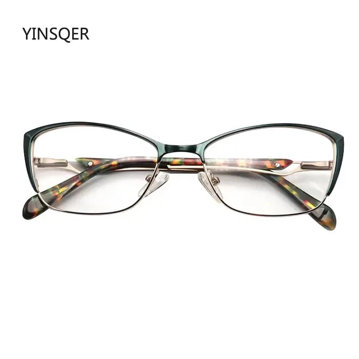 Petite monture de lunettes en œil de chat pour femmes