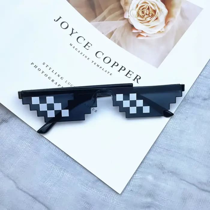 Lunettes de soleil mosaïque Cool Party Vintage nuances
