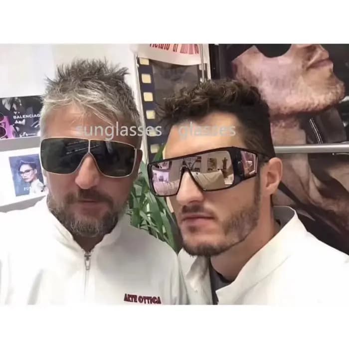 Lunettes de soleil surdimensionnées pour hommes