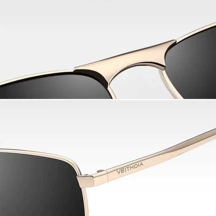 VEITHDIA marque hommes Vintage sport lunettes de soleil polarisées UV400 lentille