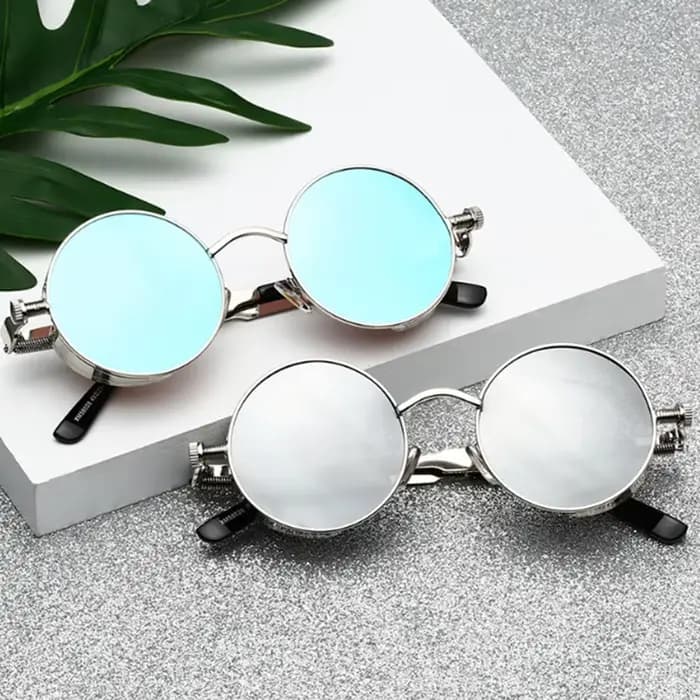 Lunettes de soleil polarisées en métal doré