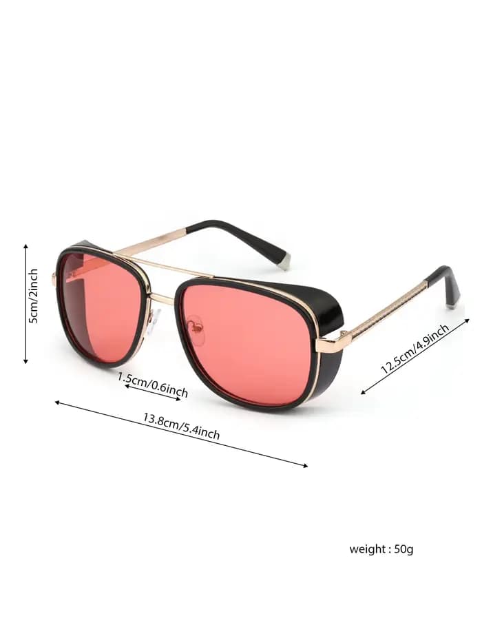 Tony Stark lunettes de soleil homme femme Steampunk