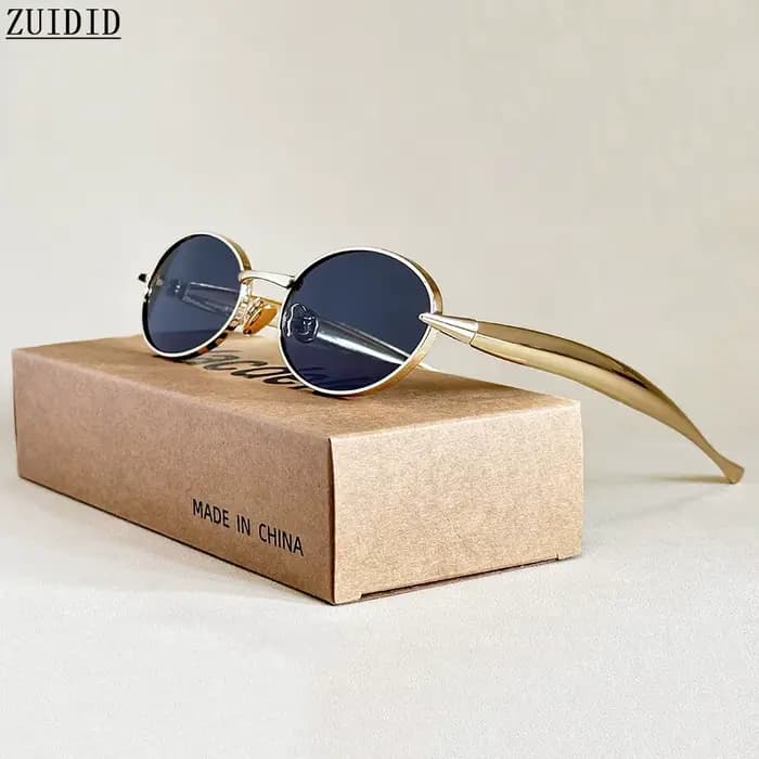 Lunettes De Soleil ovales femmes à la mode 2025 luxe Vintage