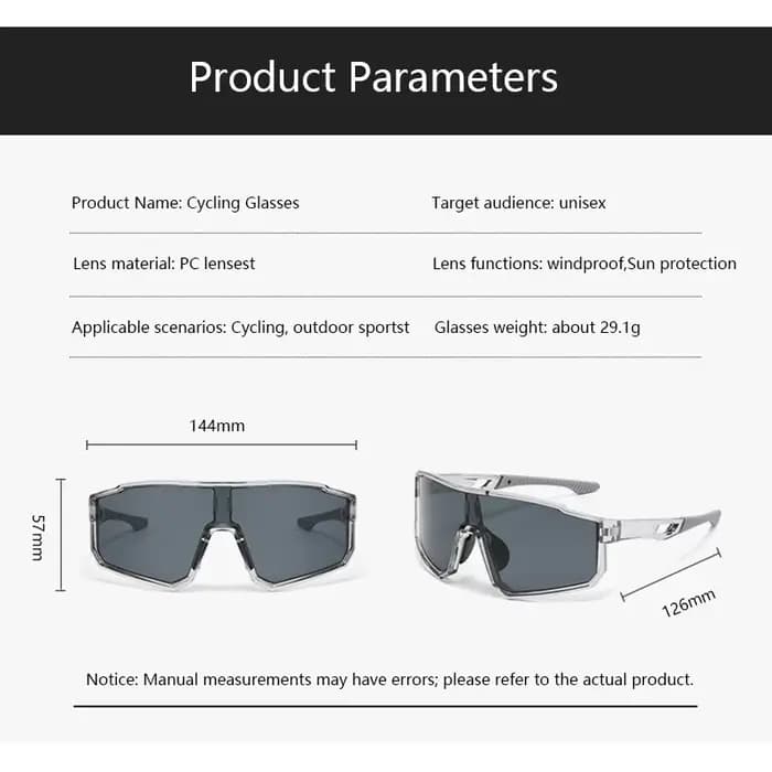 Lunettes de soleil pour vélo