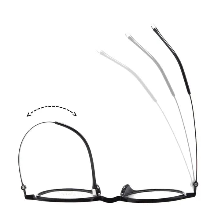 Lunettes optiques rondes TR90 et β-titane pour femmes, monture ultralégère, flexibles, antidérapantes, pour un confort toute la journée et la mode au bureau