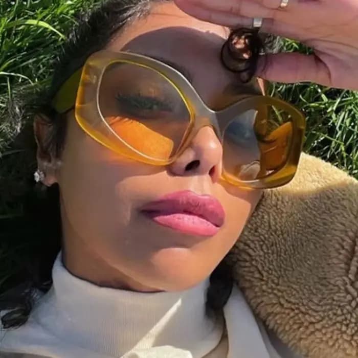 Lunettes de soleil vintage à grande monture pour hommes et femmes