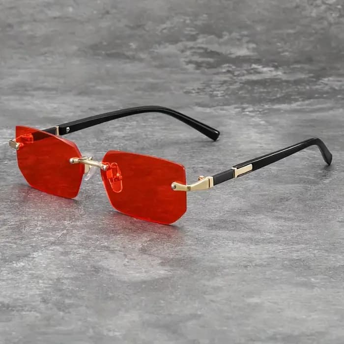 Lunettes de mode rétro à verres dégradés