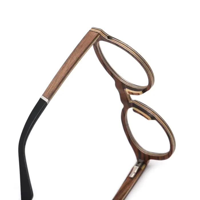 Monture de lunettes en bois faite à la main pour hommes et femmes