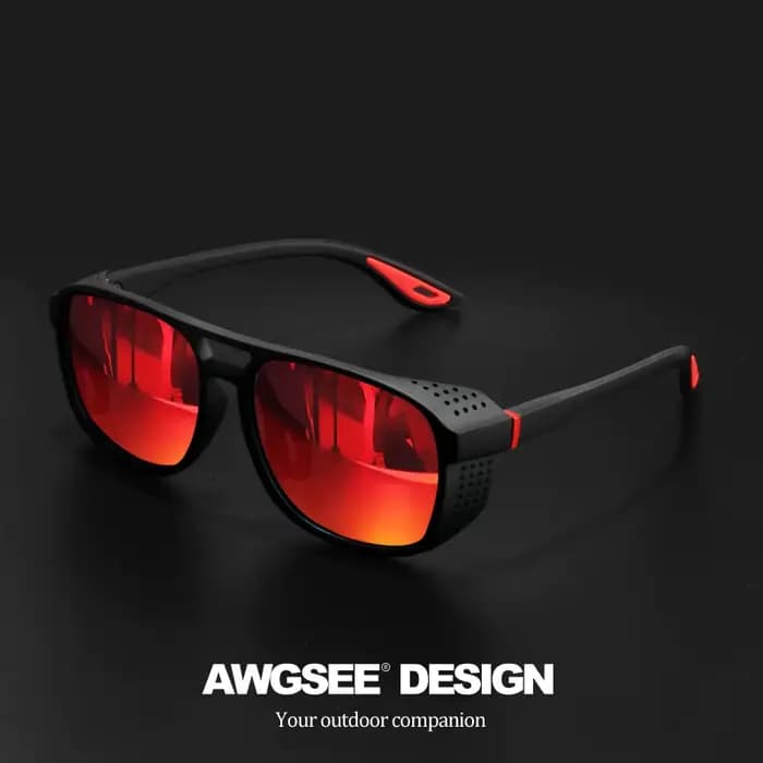 Lunettes de soleil de sport professionnelles – Polarisées coupe-vent UV400 pour le cyclisme