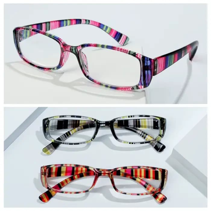 Lunettes à monture imprimée rétro pour femmes et hommes