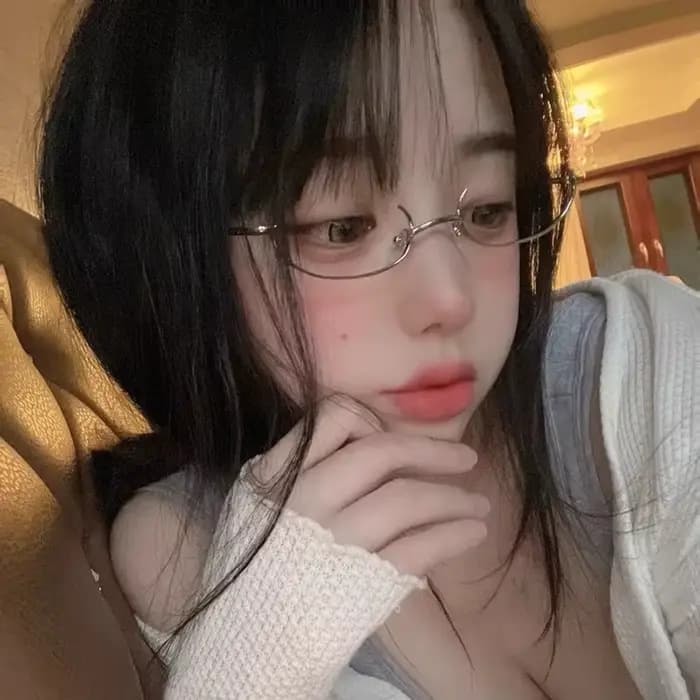 Lunettes vintage demi-monture en métal sans lentille pour filles