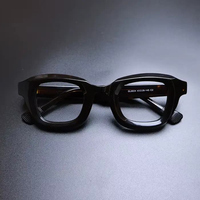 Testosterone Enac-Lunettes vintage en acétate pour hommes et femmes