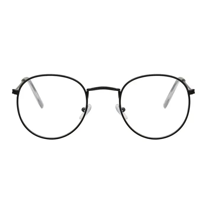 Lunettes rondes monture homme Anti lumière bleue