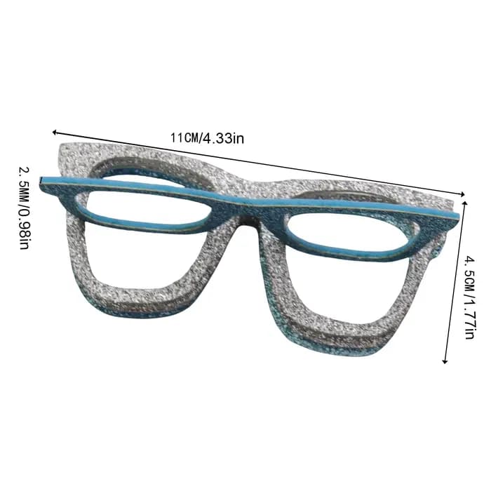 Cadre de lunettes à paillettes brillantes, 20 pièces, appliqué pour bricolage, lunettes de fête de noël et accessoires, Patch de matériaux