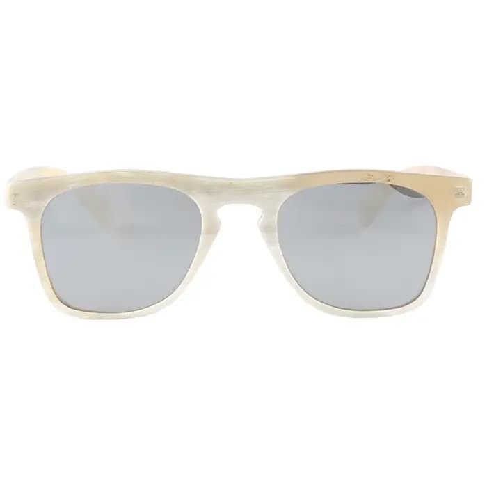 Lunettes de soleil en corne naturelle véritable