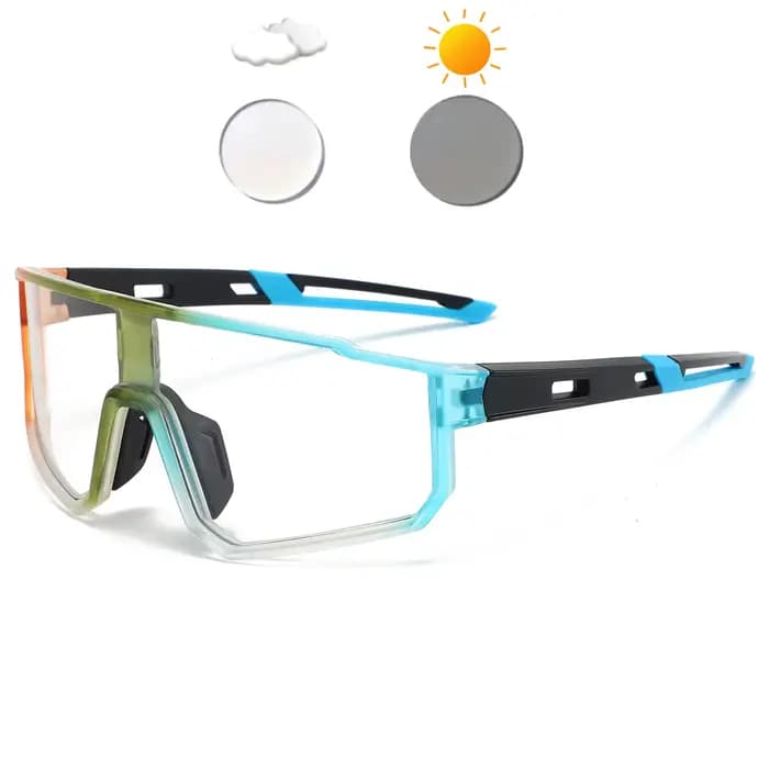 OMEKOL flambant neuf lunettes de soleil de cyclisme photochromiques hommes femmes mode conduite randonnée