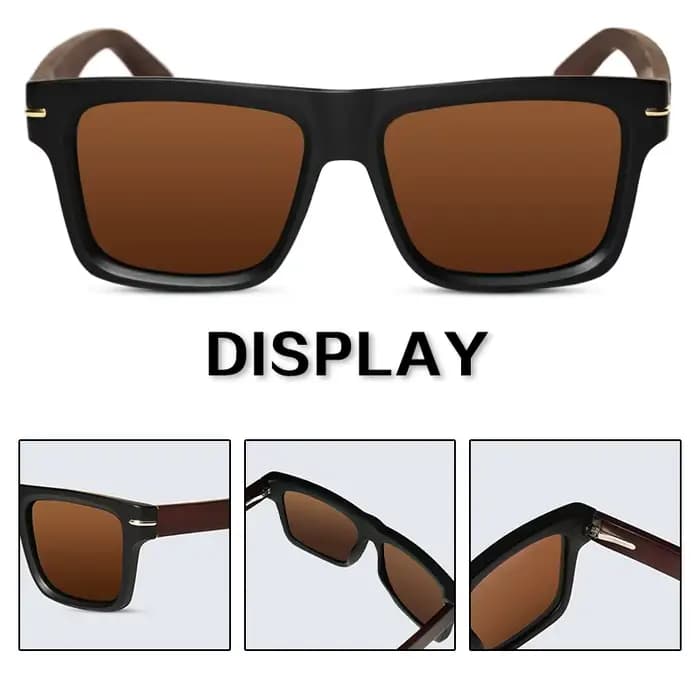 Lunettes de soleil en bois Oi