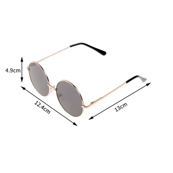 Lunettes de soleil rondes rétro pour enfants de 2 à 8 ans