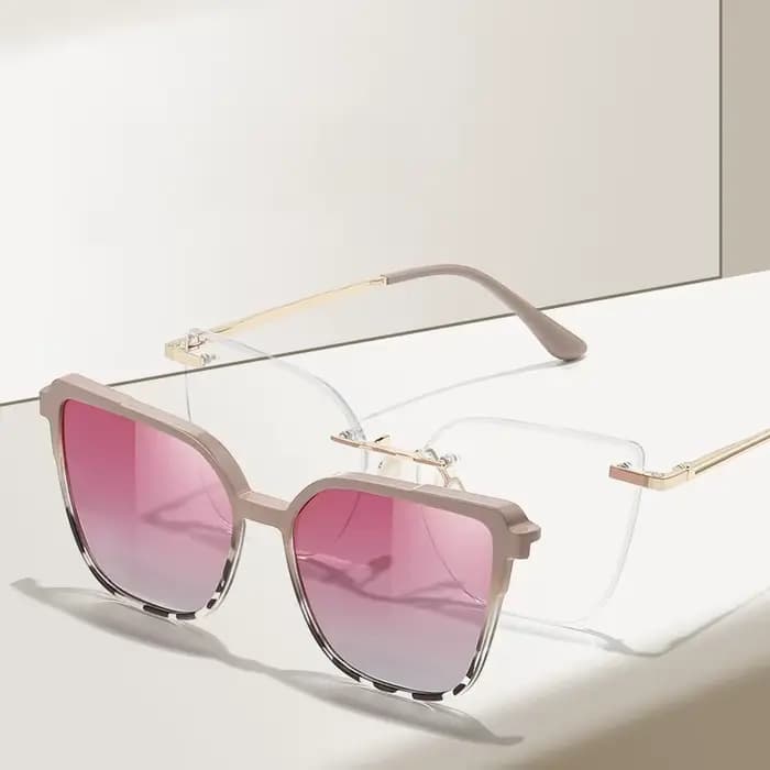 Monture de lunettes élégante en alliage sans