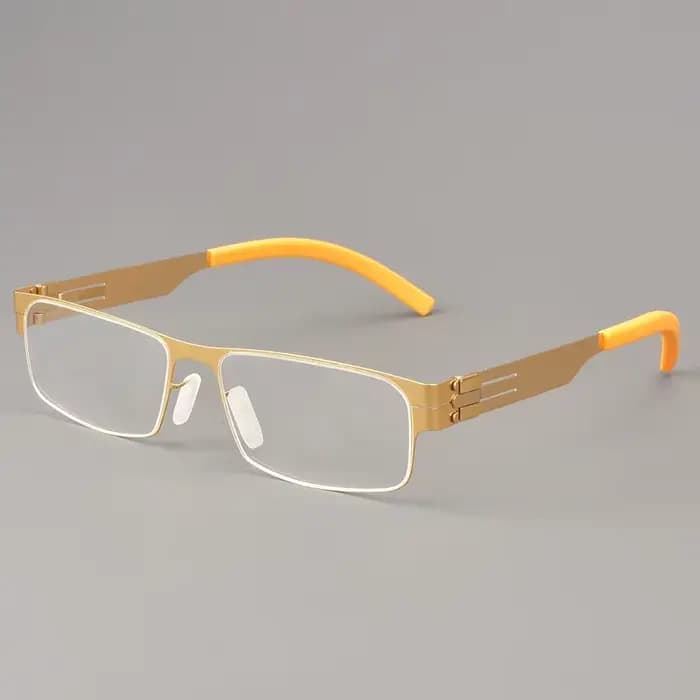 Lunettes carrées à grand visage pour hommes