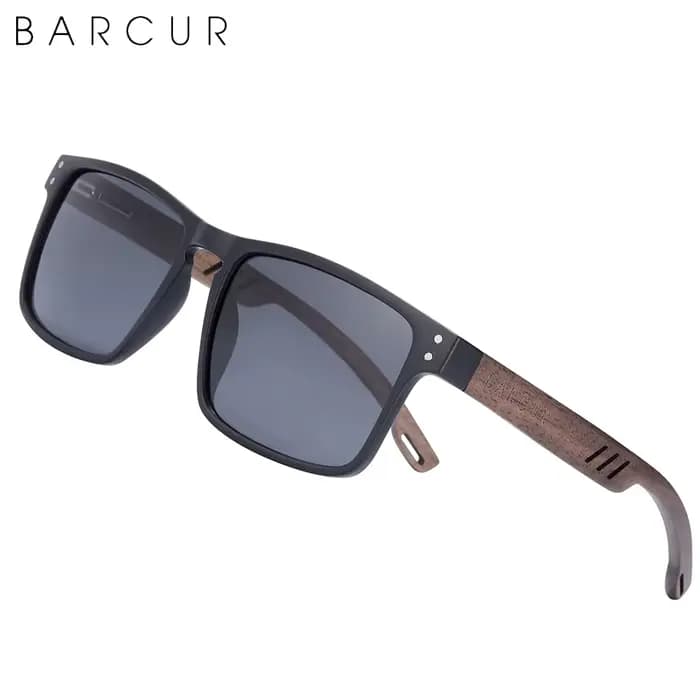 Lunettes de soleil polarisées en bois naturel pour hommes et femmes, lunettes de créateur de marque, brochure, UV400