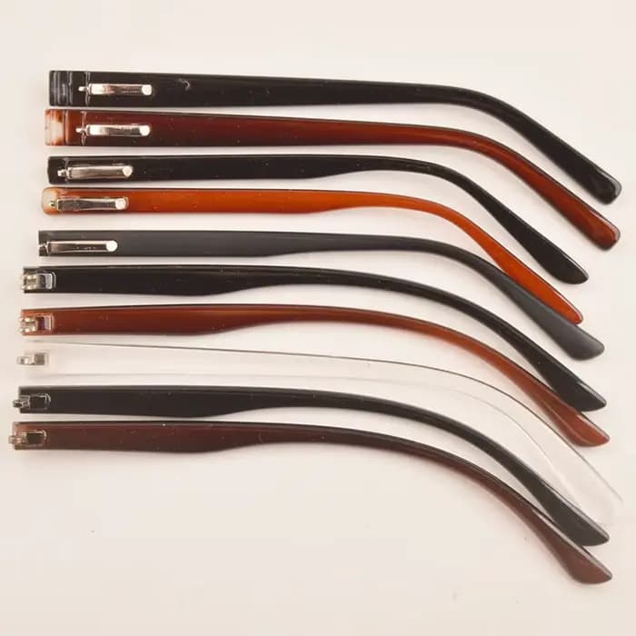 1 paire de branches de lunettes en plastique PC