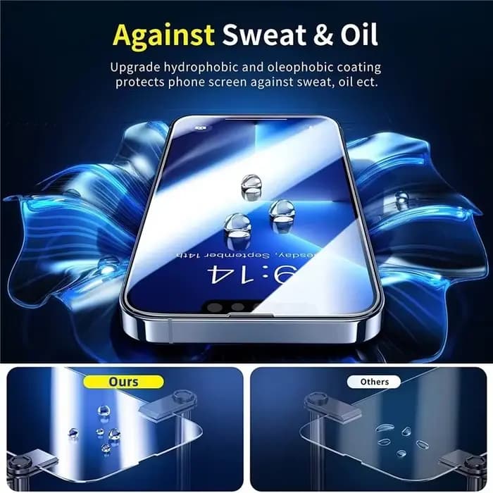 1-5 pièces de protection d'écran en verre trempé pour iPhone 17 16 15 14 13 12 11 Pro Max X XR 12Mini 13Mini 6 7 8 14 Plus SE X XS XR