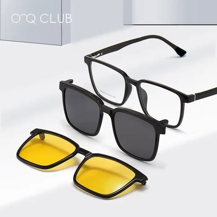 Lunettes de soleil à clipser pour hommes et femmes