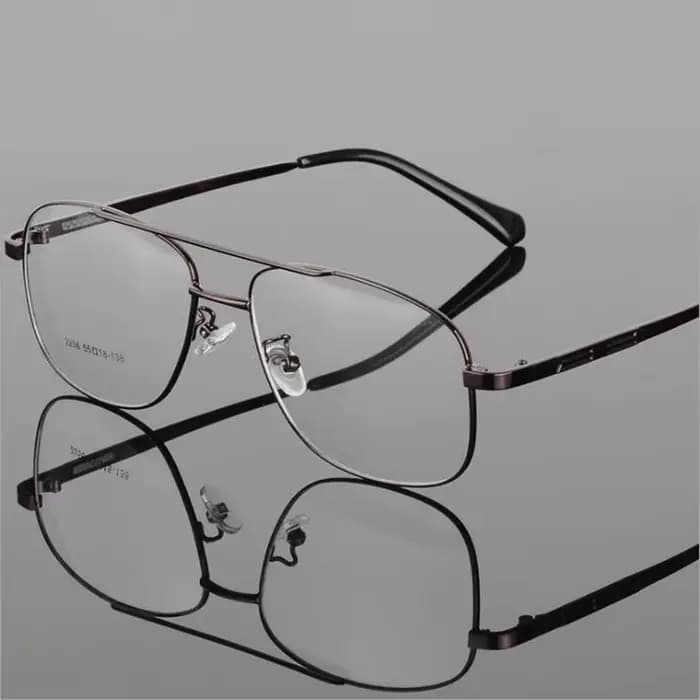 Lunettes en métal rétro pour hommes