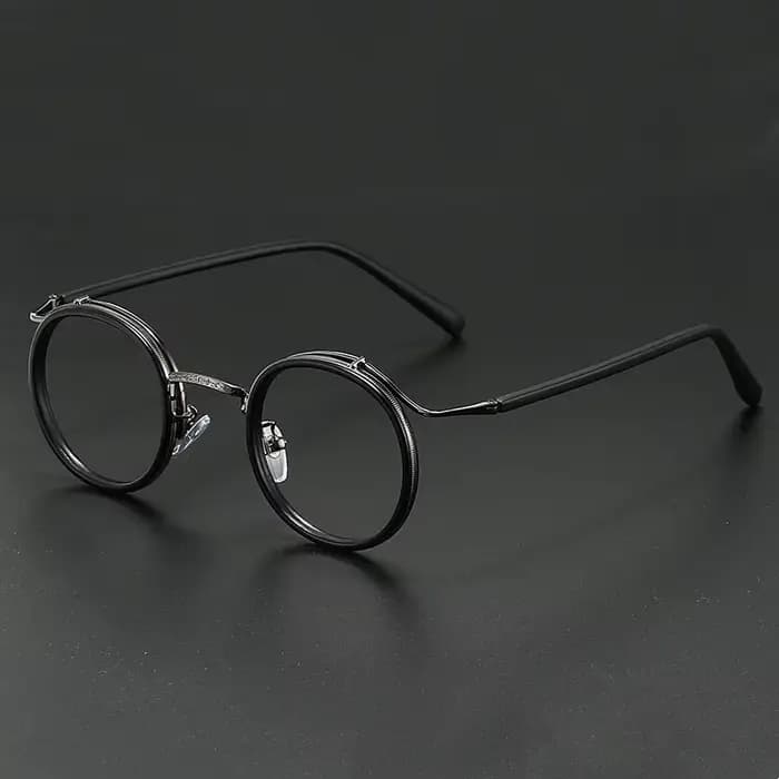 Monture de lunettes de luxe rétro de marque