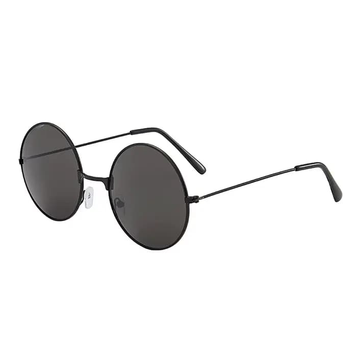 Lunettes de soleil Hippie rondes rétro pour femmes et hommes