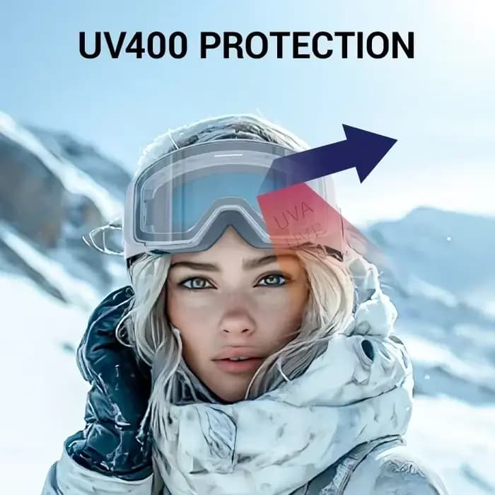 KAPVOE lunettes de Ski photochromiques hommes femmes Sports de plein air neige montagne Double
