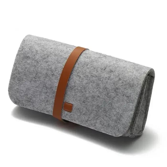 Boîtes à lunettes en tissu feutré de qualité supérieure