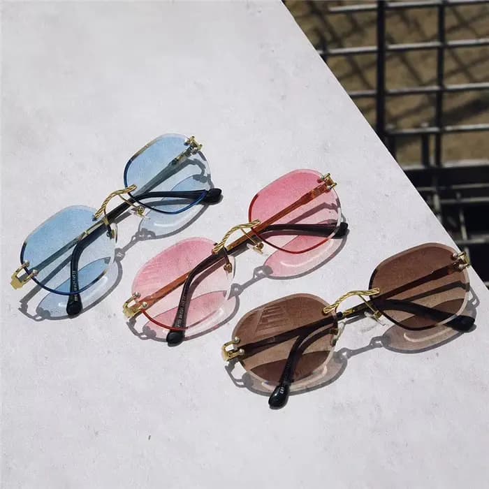 Lunettes De soleil sans monture pour femmes