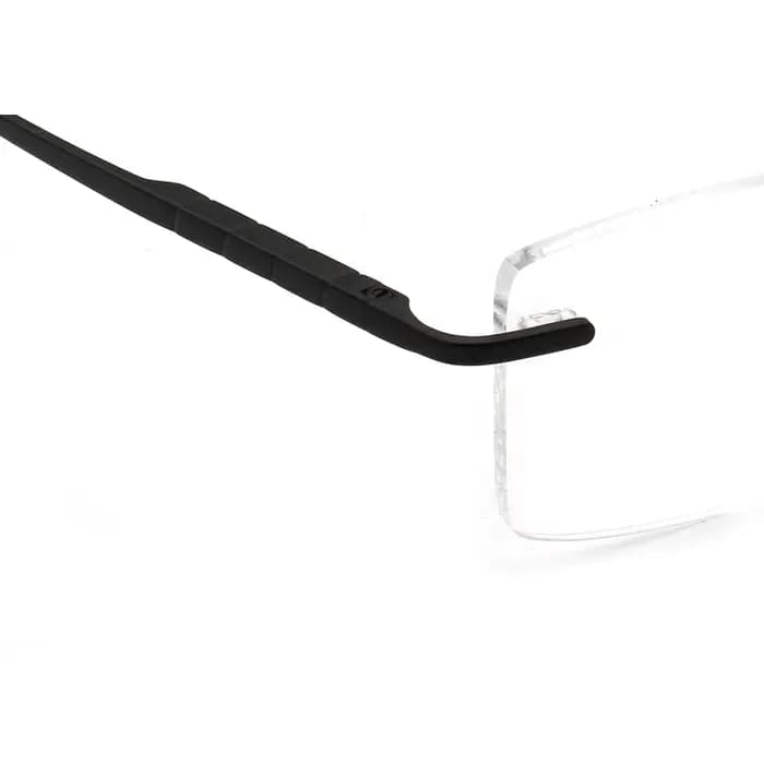Montures de lunettes rectangulaires sans monture pour hommes