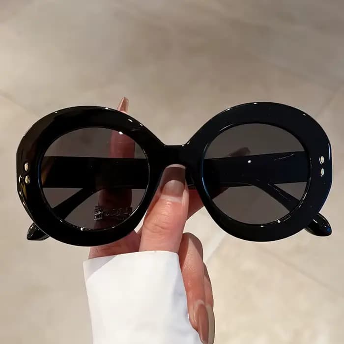 Lunettes de soleil rondes classiques pour femmes