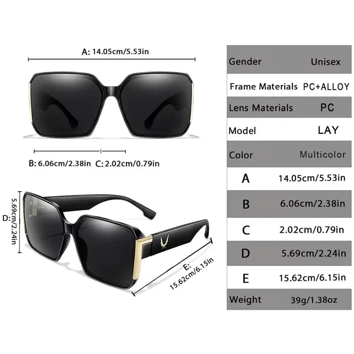 2 paires de lunettes tendance pour femmes et hommes