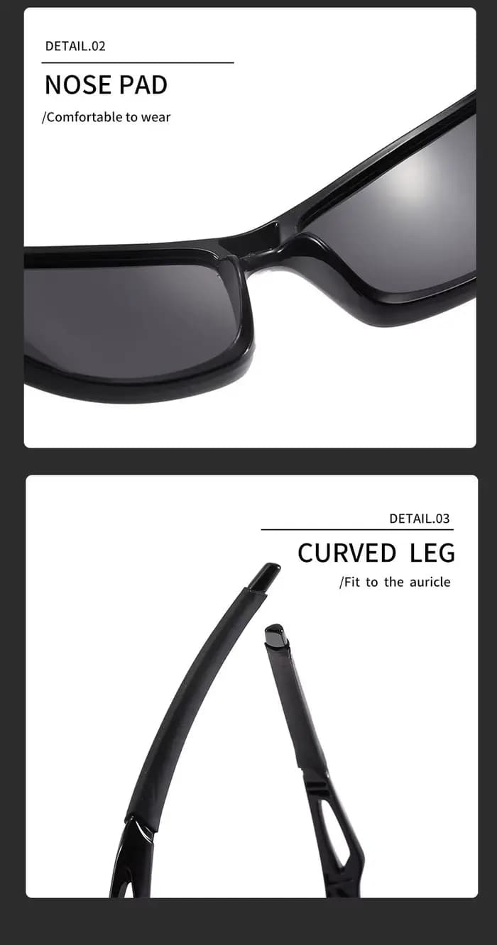 Lunettes de pêche professionnelles polarisées HD UV400 – Anti-éblouissement pour hommes et femmes
