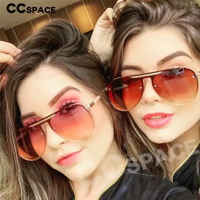Lunettes de soleil roses vintage pour femmes